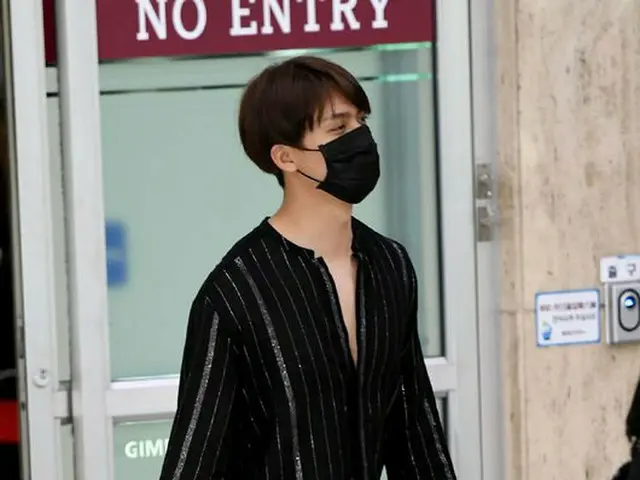 Highlight Dong Woon, returning home after overseas schedule.