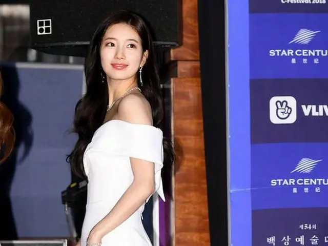 Miss A former member Suzy, Red carpet during the event. The 54th Peksan Art Awar