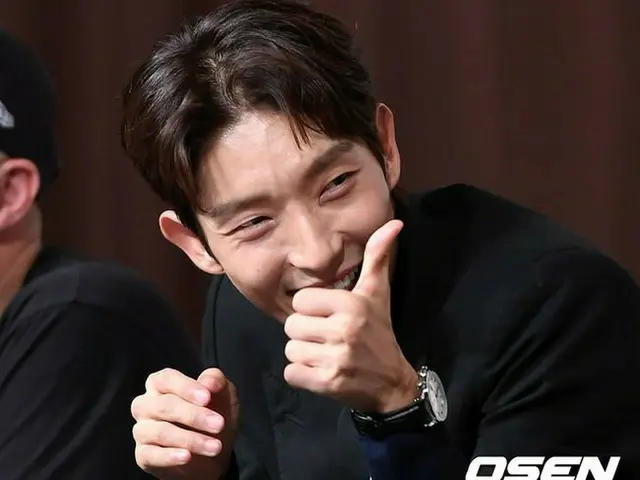 Actor Lee Joong Ki, attended the production presentation of a new TV Series "Law
