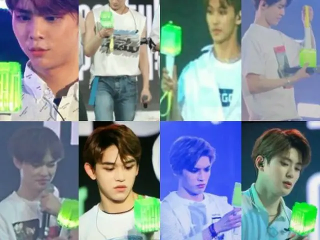 NCT, are dissatisfied with "cheering stick".  * Yesterday, Fan Meeting "NCT 2018
