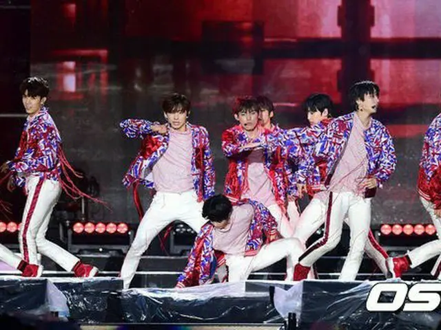 TRCNG, participating in the 24th Dream Concert 2018. Seoul World Cup Stadium.