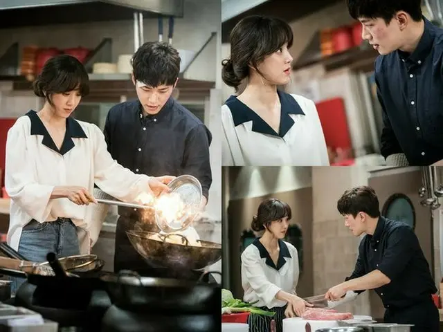 Junho (2PM) actress Jung Ryeo Won, starring TV Series ”Oil - like melo” stillcut. Coordinating dish