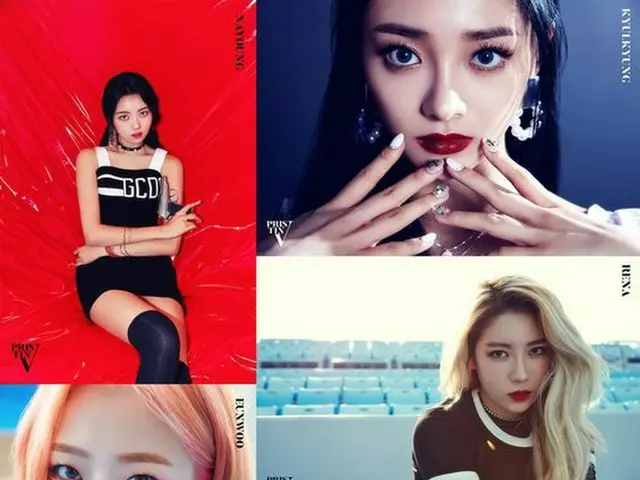 PRISTIN V, shocking release of official photographs. Concentrate gaze on aself-visual.