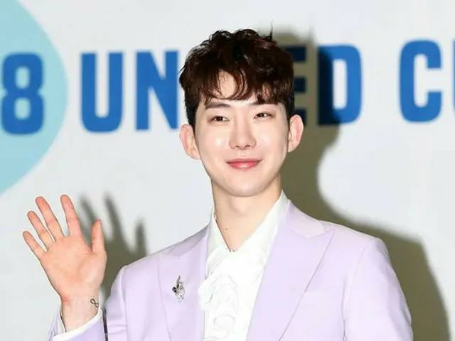 2AM Jo Kwon, participating in concert ”2018 UNITED CUBE - ONE -” pressconference. ”KINTEX” near Seou