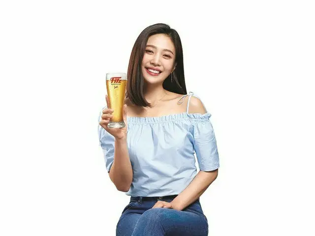 RED VELVET JOY became an advertisement model for beer. Lotte liquor "Fitz SUPER 
