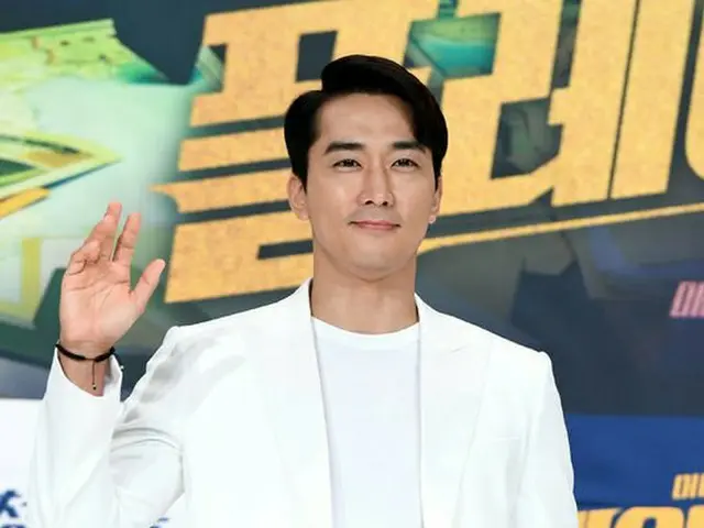 Actor Song Seung Heon attended the production presentation of the OCN New TVSeries ”Player”.