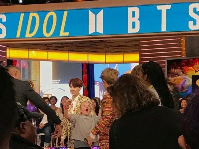 I am deeply moved to meet the American boy, BTS.
