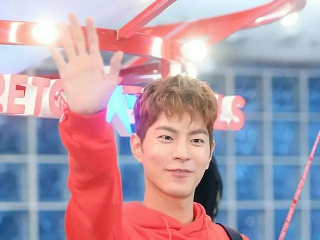 Actor Hong · Jong Hyun, attended the STRETCH ANGELS open event. Seoul Mapo distr