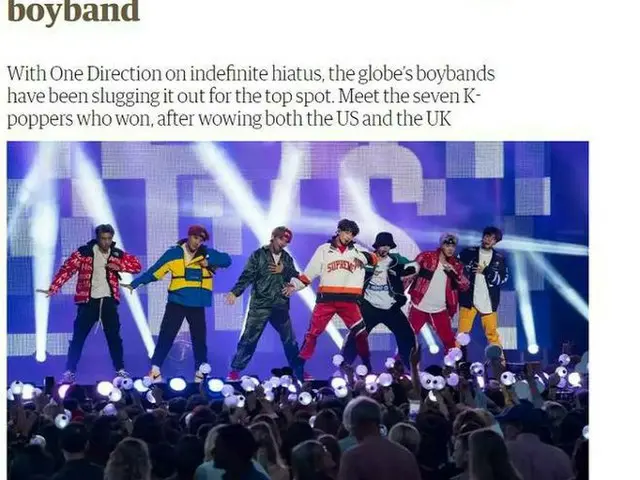 BTS, the interview with the UK's "Guardian", "Our popularity is like a roller co