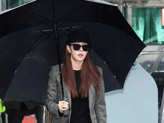 BoA, arriving to work. Music Program "Music Bank" rehearsals. On the morning of 