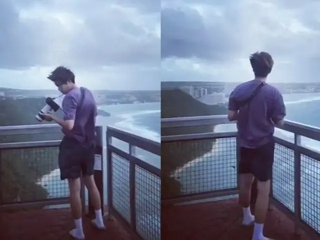 Block B JaeHeo safely returned from Guam. Stuck due to strong typhoon.