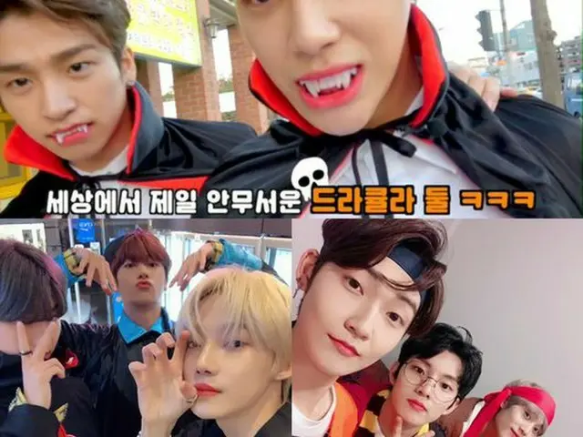 THE BOYZ, Halloween Cosplay and Recent Publication. Dracula · Harry · Potter and