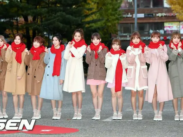 IZ*ONE, arriving to work Music Program "Music Bank" rehearsals. On the morning o