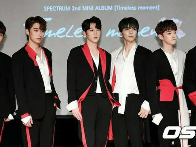 SPECTRUM, overcoming the death of member Dong Yun, holding a 2nd mini album”Timeless moment” showcas