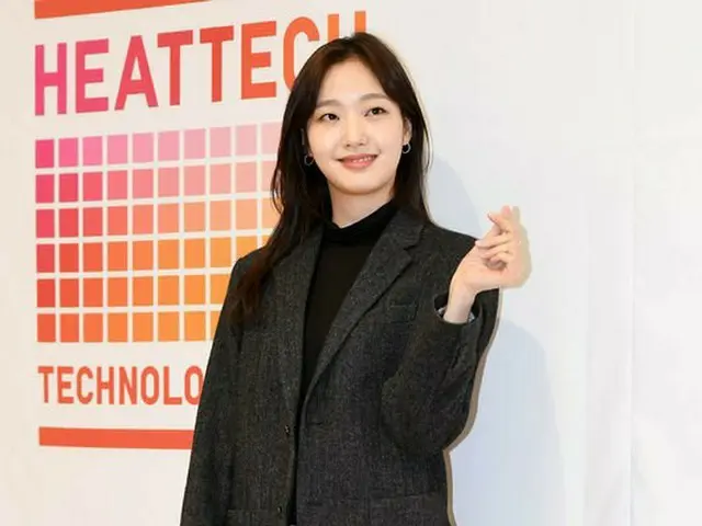 Actress Kim GoEun participates in the opening memorial event of ”UNIQLO HeatTech Special Store”. Seo