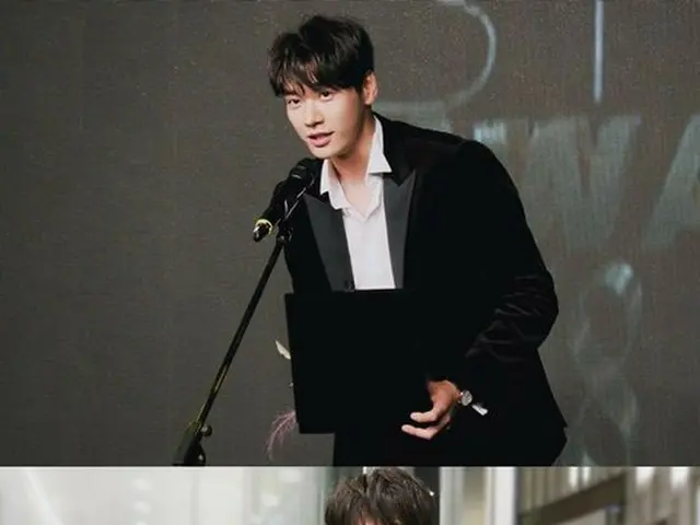 Actor Kim Young Kwang, "ELLE STYLE AWARDS 2018" won "MAN OF THE YEAR" award.