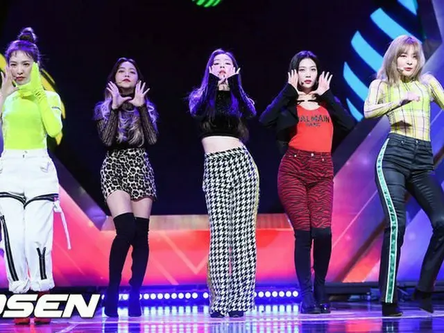 Red Velvet, during Celebration performance at "2018 KBO Golden Grab Award Ceremo