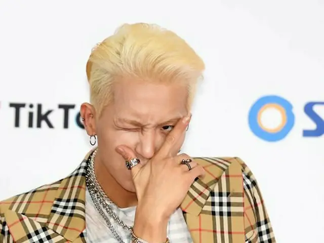 Charisma of MINO (WINNER). "2018 SBS Gayo Daejejeon" at the Red Carpet Event.