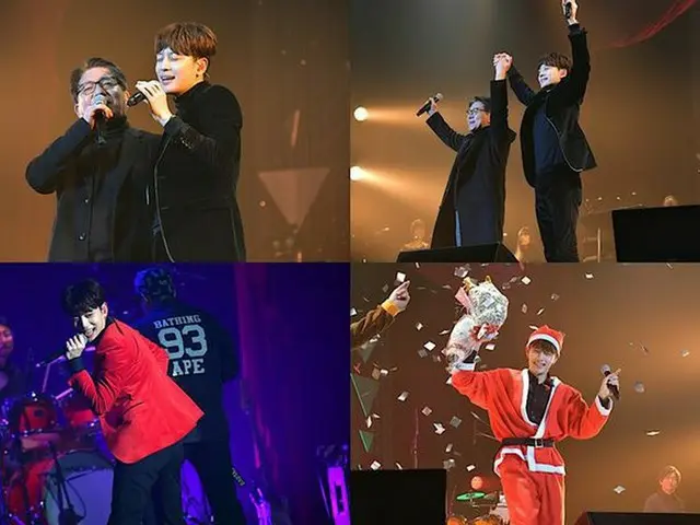 SE7EN, Showcasing the duet stage with his father at Christmas performance ”2018SE 7EN Winter Acousti