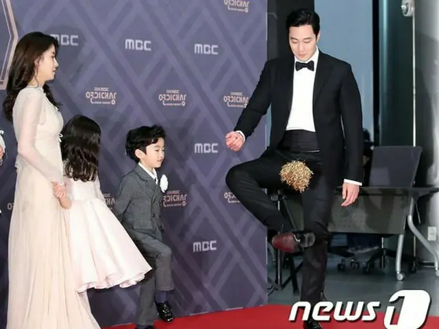 Actor So Ji Sub, participate in "2018 MBC Drama Awards". .