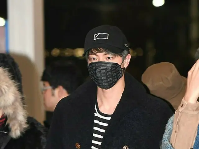 BTS JIN, heading to Nagoya for world tour. Incheon International Airport on the 