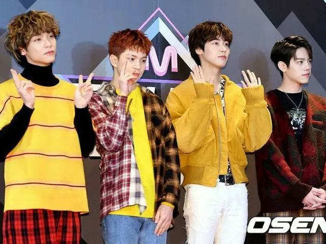 N. Flying, Mnet "M COUNTDOWN" Attended the photo wall before live broadcasting. 