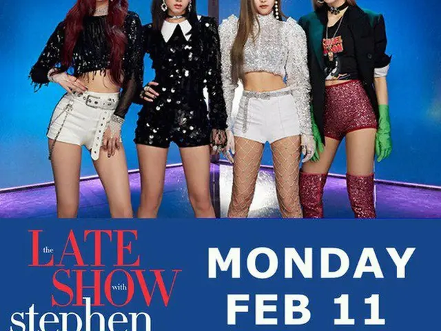 BLACKPINK, 11 (local time) Appeared in the late night talk show "The Late Show w