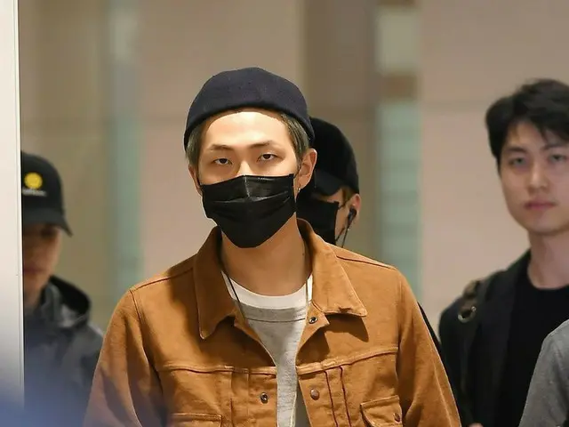 "BTS" JIN & RM & V & J-HOPE, Arrived after finishing the Grammy Awards. Incheon 