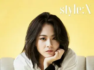 Actress Ryu Hyeon Kyeong, released pictures. Magazine "style; X".