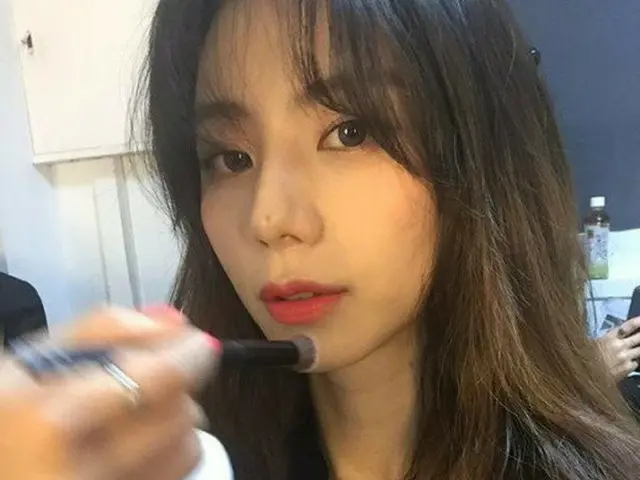 Actress Park Suzyen, updated SNS. Make-up.