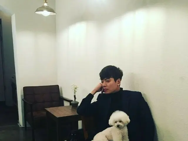 Choung Kyung Ho, updated SNS. Along with pets.
