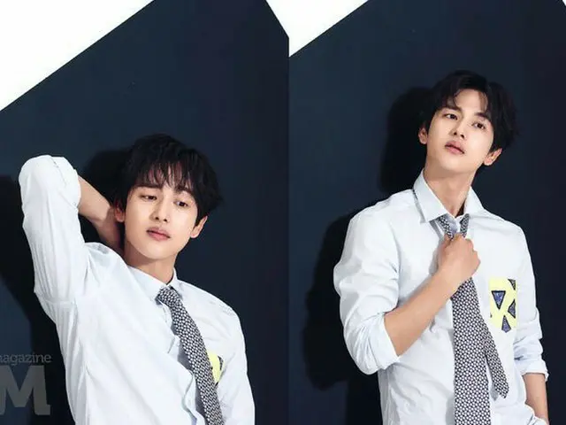ZE: A-born actor Lim Siwan, actor Jin Goo, collaboration released pictures.Magazine Magazine.
