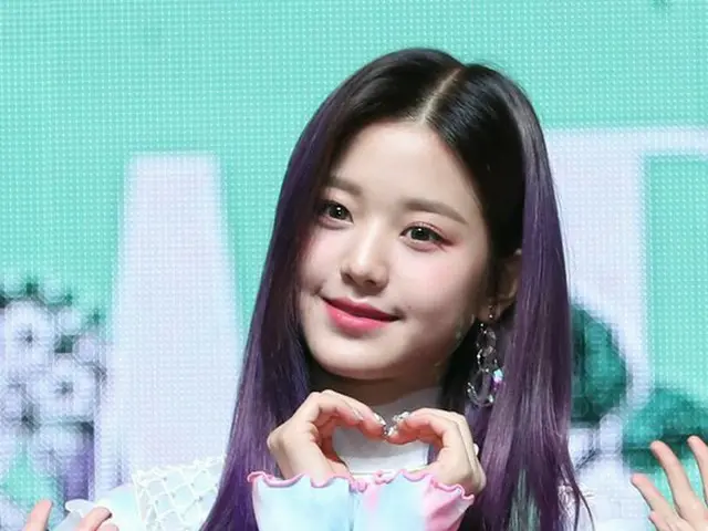 IZ*ONE Jang Won Young attends the 2nd mini album "HEART*IZ" showcase. 1st, Seoul