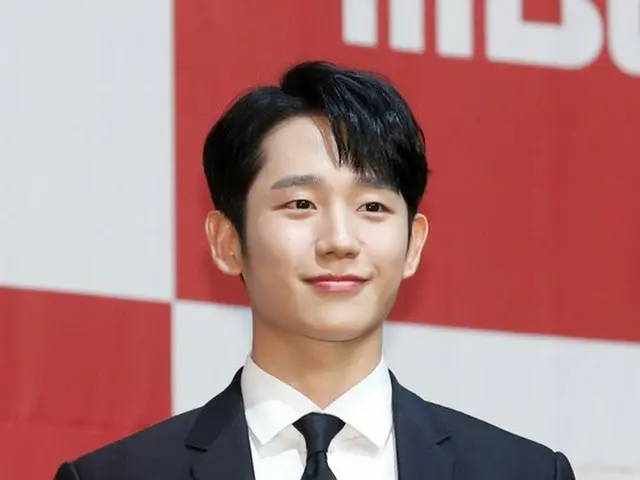Actor Jung HaeIn attends the MBC Wed-Thu TV Series ”Spring Night” productionconference.