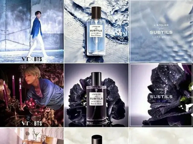 BTS, member perfumes. 7 people of 7 colors. Each kind of "image synchronization"