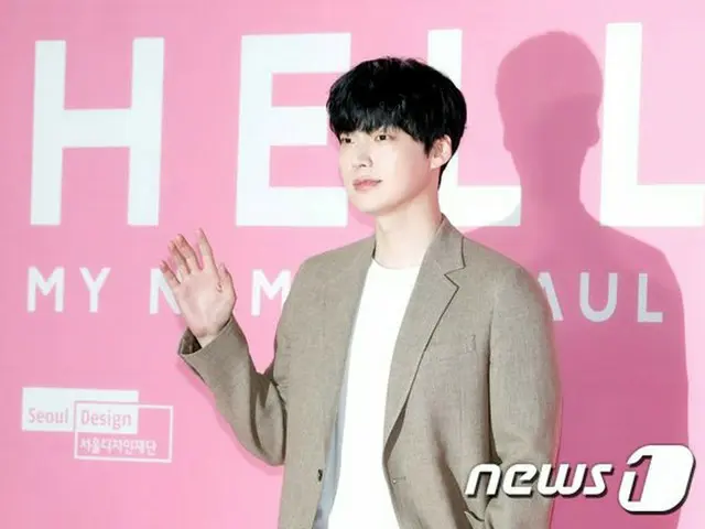Actor Ahn JaeHyeon attends the exhibition opening commemorative event of the DDP