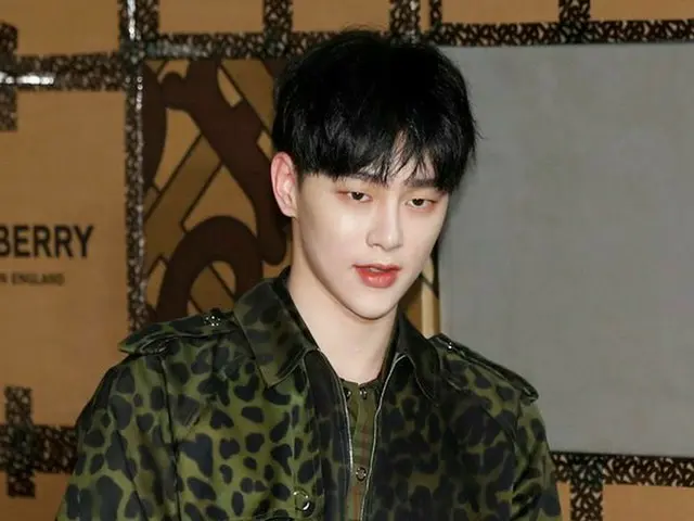 JBJ former member Kwon HyunBin attends the Burberry Collection Launch Party. The
