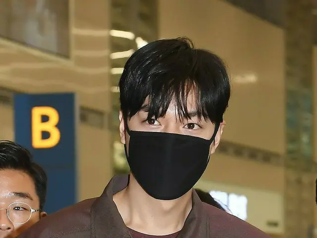 Actor Lee Min Ho returns from Paris, France. 22nd afternoon, Incheon Internation