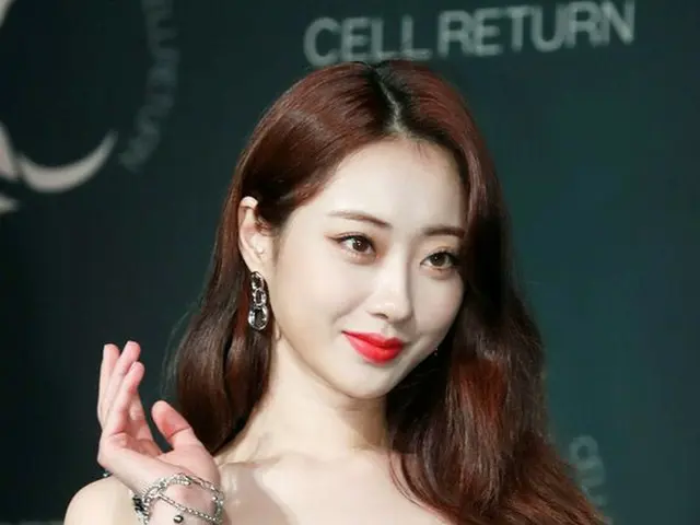 9MUSES former member KYUNGRI attends the LED mask brand "CELLRETURN" new product