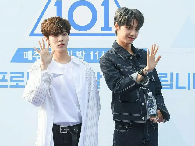 "2nd place" Lee Jin Hyuk trainee, arrived to work completed. . PRODUCE X 101 Blu