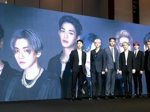 SuperM attends a press conference. 2nd morning, Seoul Dragon City. . . 