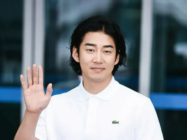 Actor and singer Yoon Kye Sang, departure for France for shooting pictures.Incheon Airport.