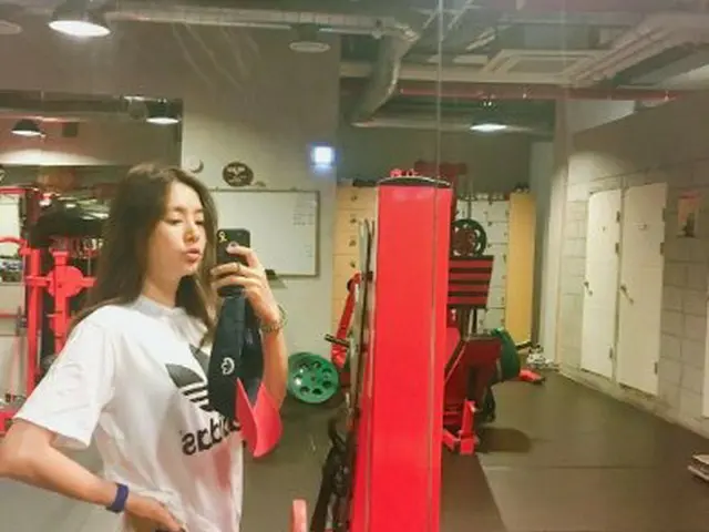 Han ChaeA, Updated SNS. The secret of maintaining style is ”morning exercise.”