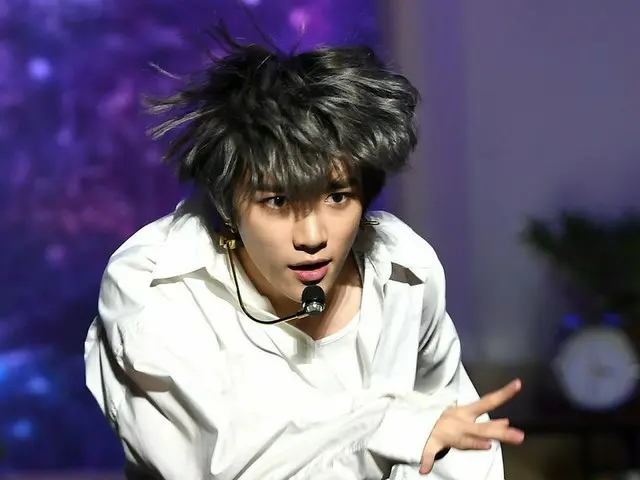 During TXT's comeback showcase. . Bom Kyu. . 