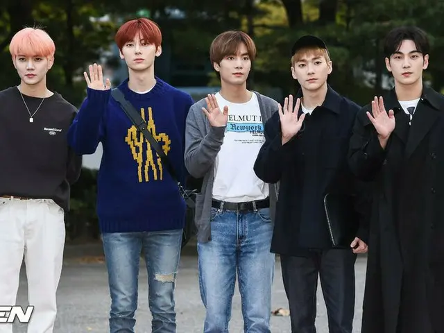 NU'EST, rehearsal of KBS “MUSIC BANK”. On the morning of the 25th, KBS New Hallpublic hall. . .