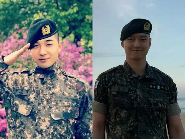 BIGBANG SOL and actor Ko KyungPyo exchanged Hot Topic. . ● They appeared in the“Ground Army Festival