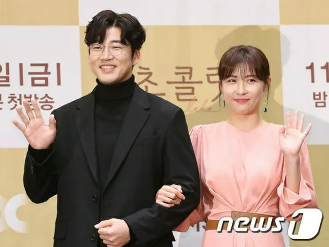 Yoon Kye Sang & Ha Ji Won attend JTBC's new TV Series “Chocolate” productionpresentation. . .