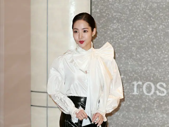 Actress Park Min Young attends the ROGER VIVIER photo event. On the afternoon of