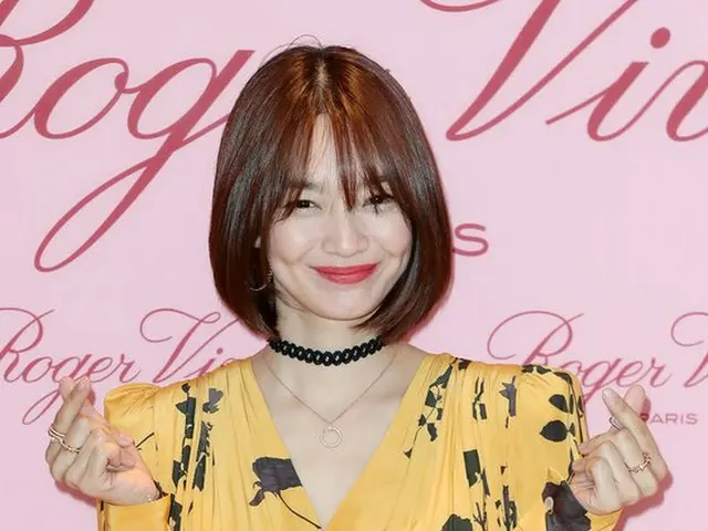 Actress Shin Min A attends the ROGER VIVIER photo event. On the afternoon of 28t