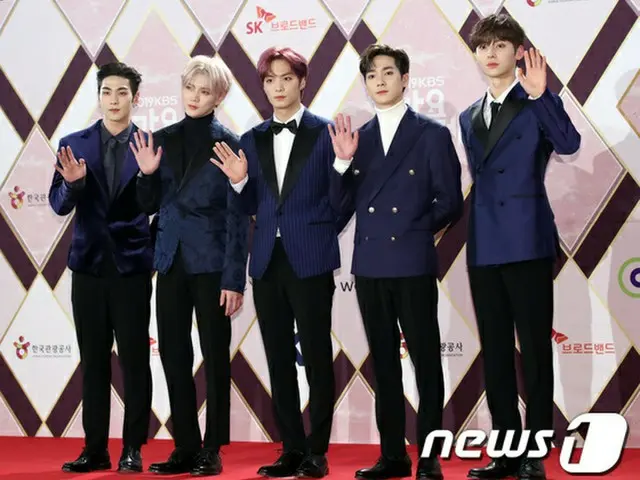 NU'EST attends the “2019KBS Song Festival” photo event. . .